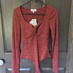 Lost + Wander Rust Bodysuit